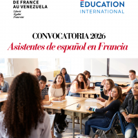 Convocatoria a candidaturas al programa de asistentes de español en Francia 2026-2027.